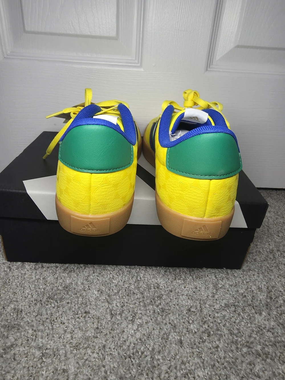 adidas Yellow Blue Green Athletic Sneakers
